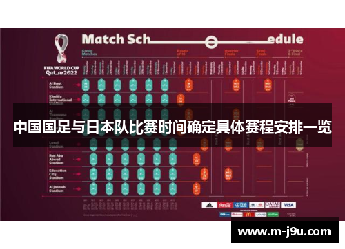 中国国足与日本队比赛时间确定具体赛程安排一览