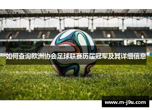 如何查询欧洲协会足球联赛历届冠军及其详细信息